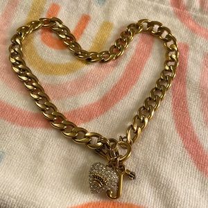 Juicy couture rope necklace